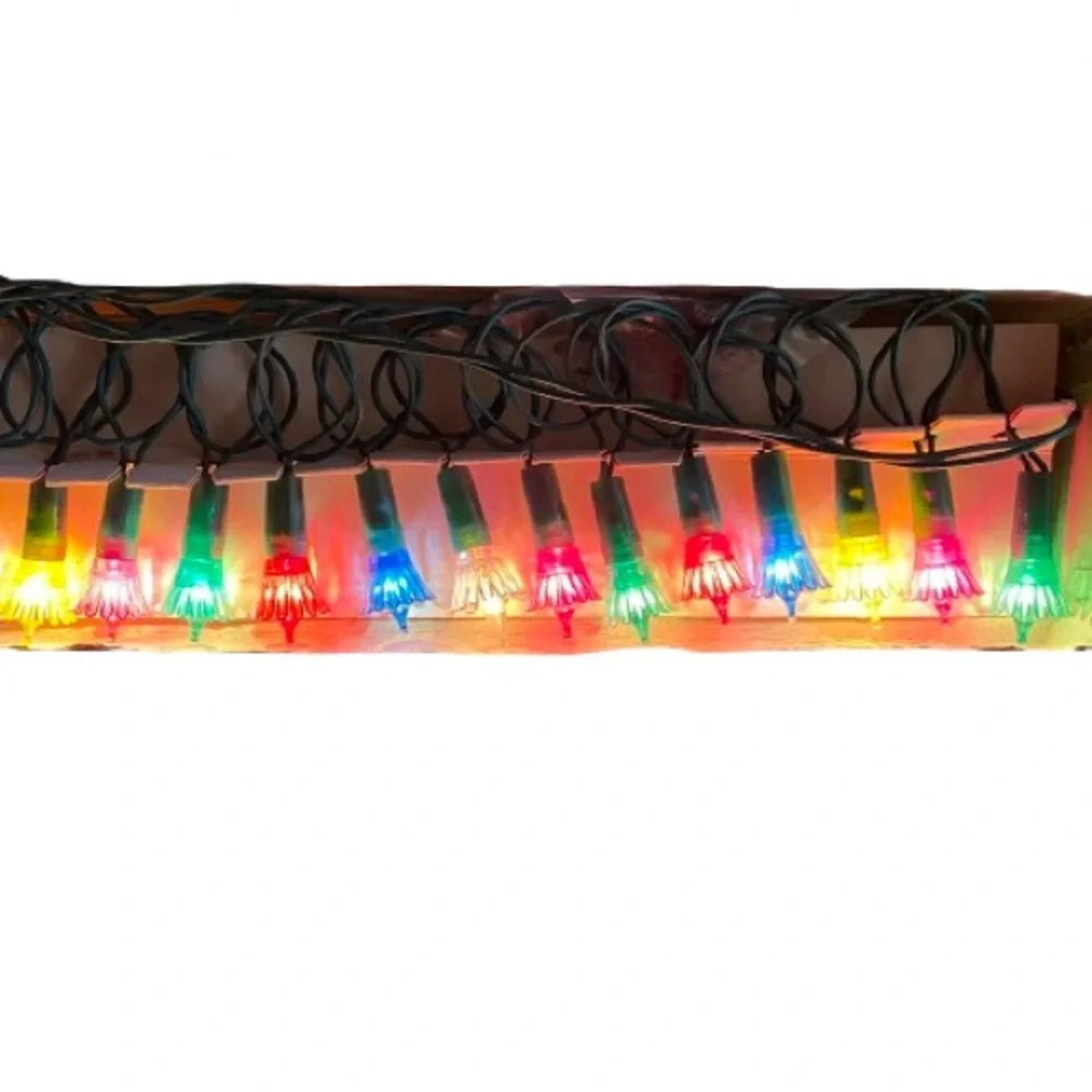 Vintage Nobility 15-Light Single Flasher Multicolor Retro Graphics Working